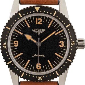 Longines Heritage Pores and skin Diver with Black Arabic Dial