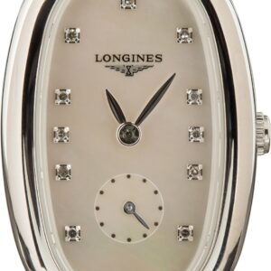 Longines Symphonette Girls’s Mom of Pearl Diamond Watch